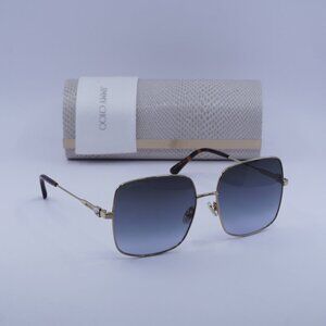 Jimmy Choo LILI/S 0000 GB Square Sunglasses - Rose Gold/Grey Gradient Blue